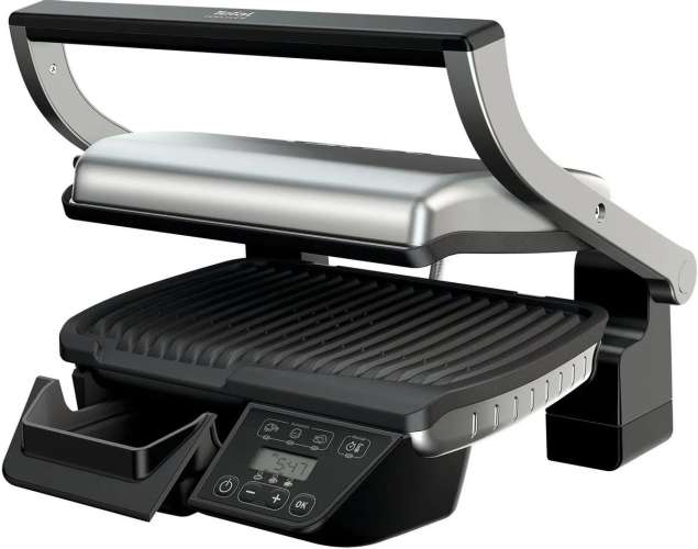 Электрогриль Tefal Optigrill GC740B30,  серебристый и черный [7211003865]